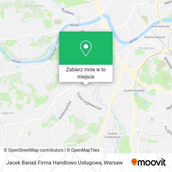 Mapa Jacek Banaś Firma Handlowo Usługowa