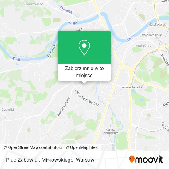 Mapa Plac Zabaw ul. Miłkowskiego