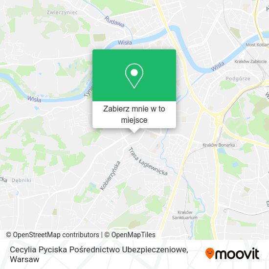 Mapa Cecylia Pyciska Pośrednictwo Ubezpieczeniowe