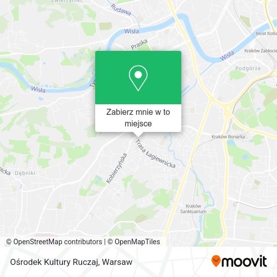 Mapa Ośrodek Kultury Ruczaj