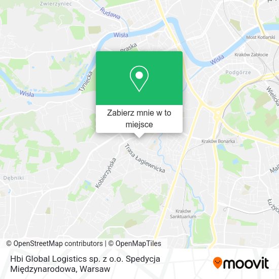 Mapa Hbi Global Logistics sp. z o.o. Spedycja Międzynarodowa