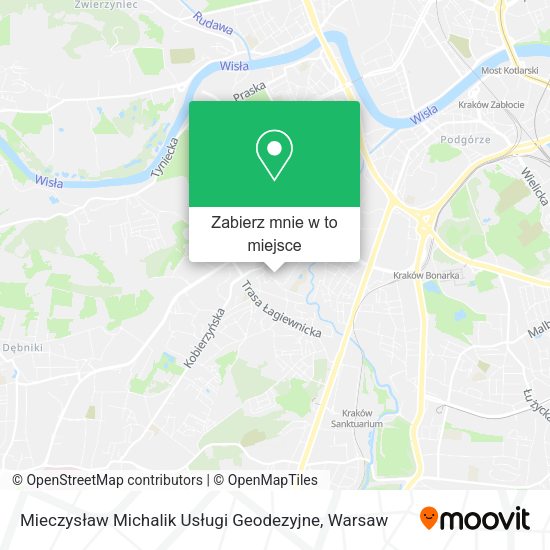 Mapa Mieczysław Michalik Usługi Geodezyjne