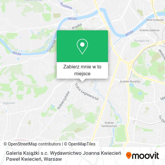 Mapa Galeria Książki s.c. Wydawnictwo Joanna Kwiecień Paweł Kwiecień