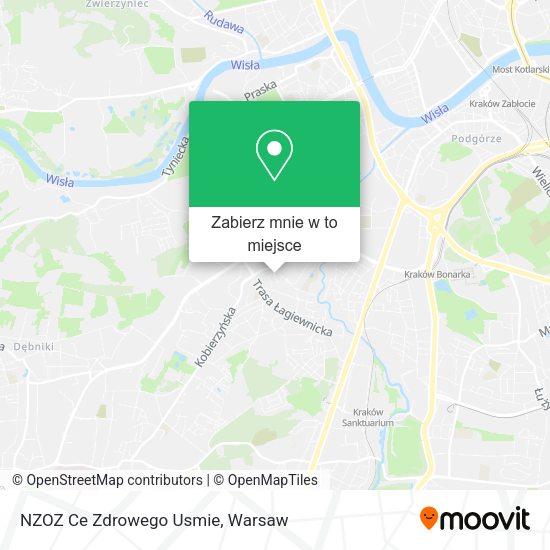 Mapa NZOZ Ce Zdrowego Usmie