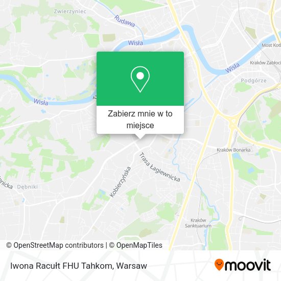 Mapa Iwona Racułt FHU Tahkom