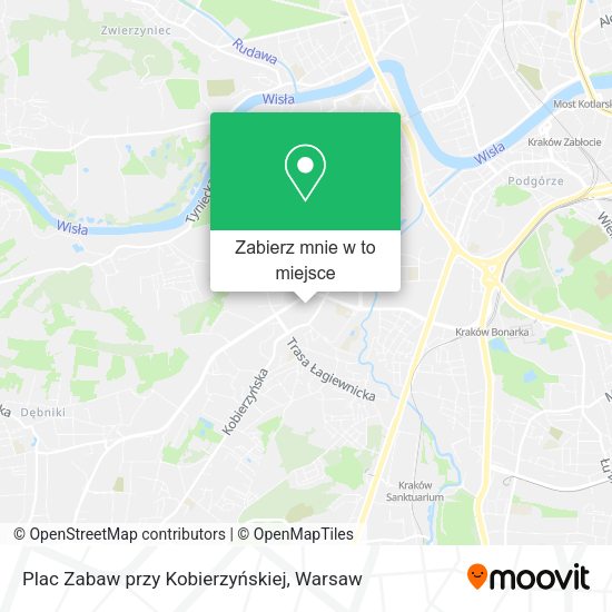 Mapa Plac Zabaw przy Kobierzyńskiej