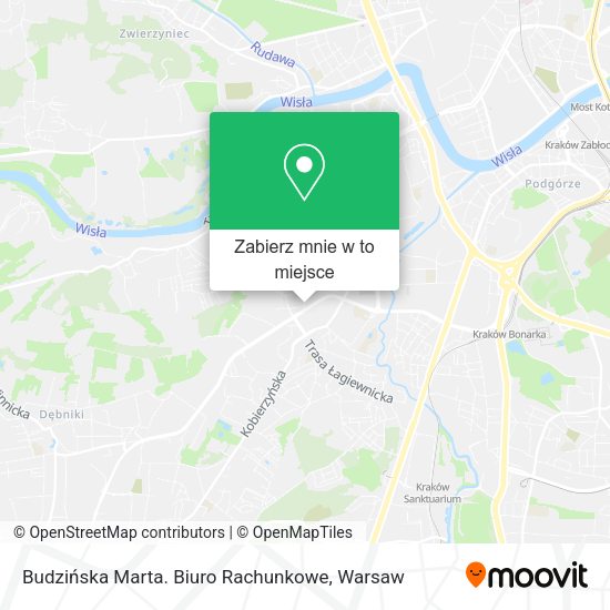 Mapa Budzińska Marta. Biuro Rachunkowe