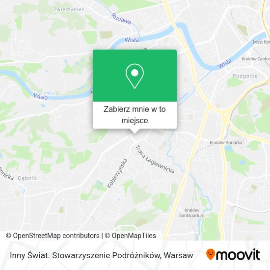 Mapa Inny Świat. Stowarzyszenie Podróżników