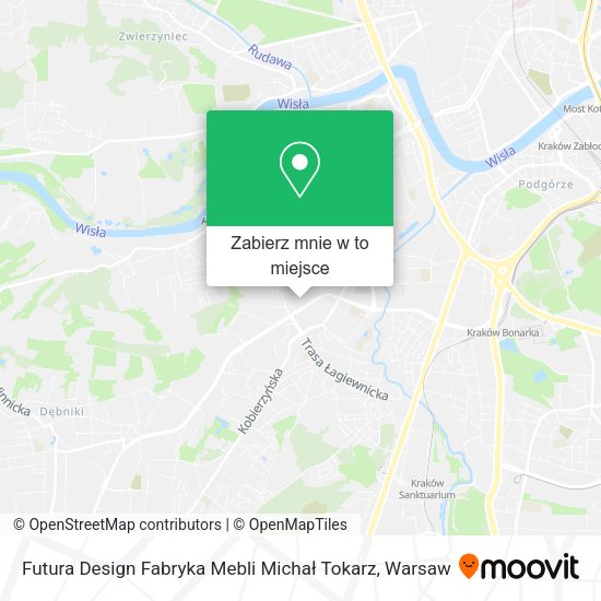 Mapa Futura Design Fabryka Mebli Michał Tokarz