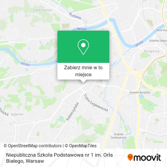 Mapa Niepubliczna Szkoła Podstawowa nr 1 im. Orła Białego