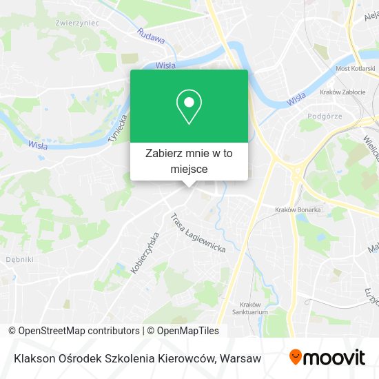 Mapa Klakson Ośrodek Szkolenia Kierowców