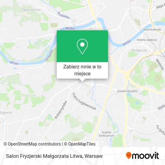 Mapa Salon Fryzjerski Małgorzata Litwa