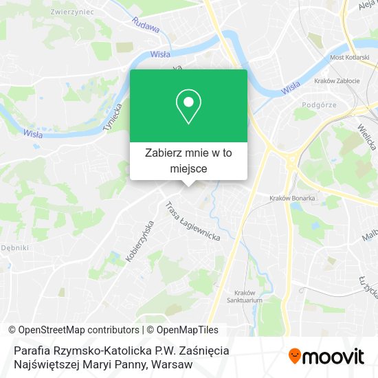 Mapa Parafia Rzymsko-Katolicka P.W. Zaśnięcia Najświętszej Maryi Panny