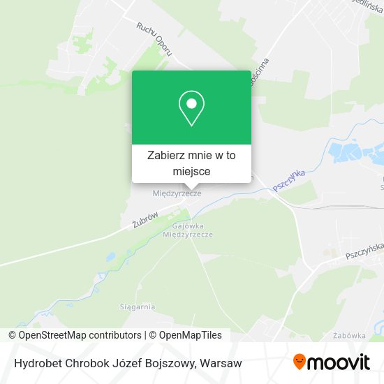 Mapa Hydrobet Chrobok Józef Bojszowy