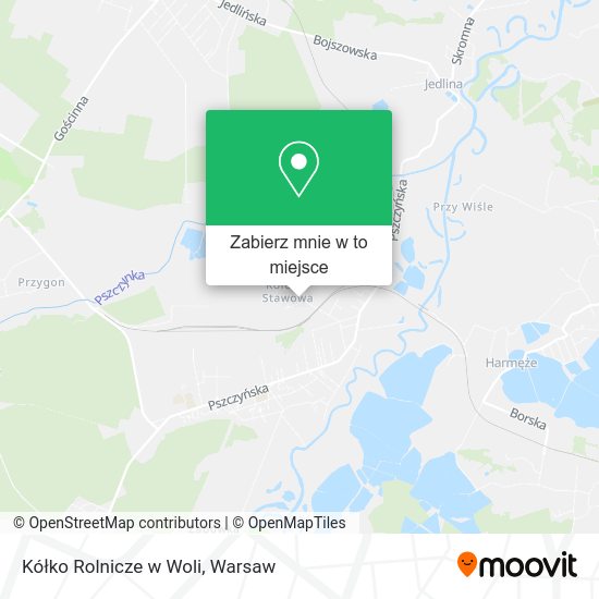 Mapa Kółko Rolnicze w Woli