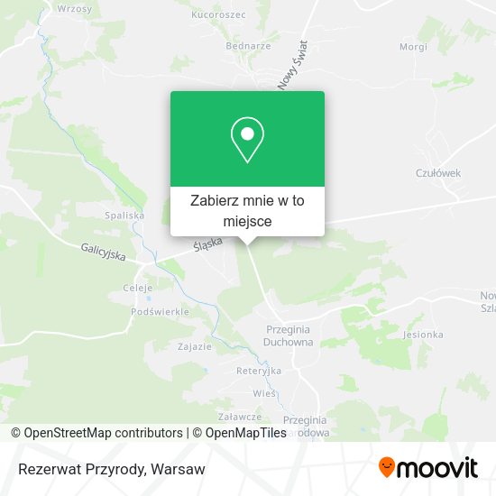 Mapa Rezerwat Przyrody