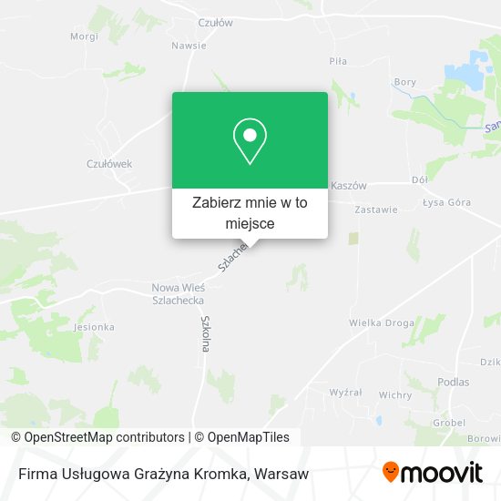 Mapa Firma Usługowa Grażyna Kromka