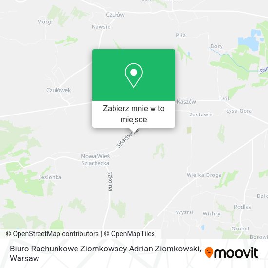 Mapa Biuro Rachunkowe Ziomkowscy Adrian Ziomkowski