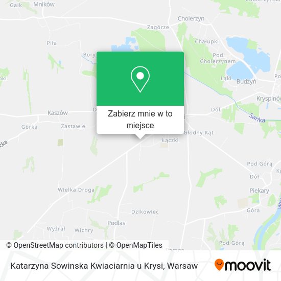 Mapa Katarzyna Sowinska Kwiaciarnia u Krysi