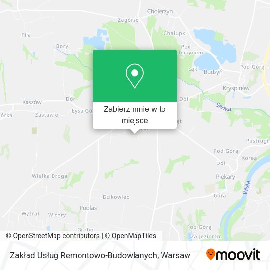 Mapa Zakład Usług Remontowo-Budowlanych