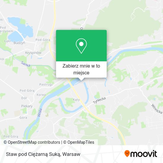 Mapa Staw pod Ciężarną Suką