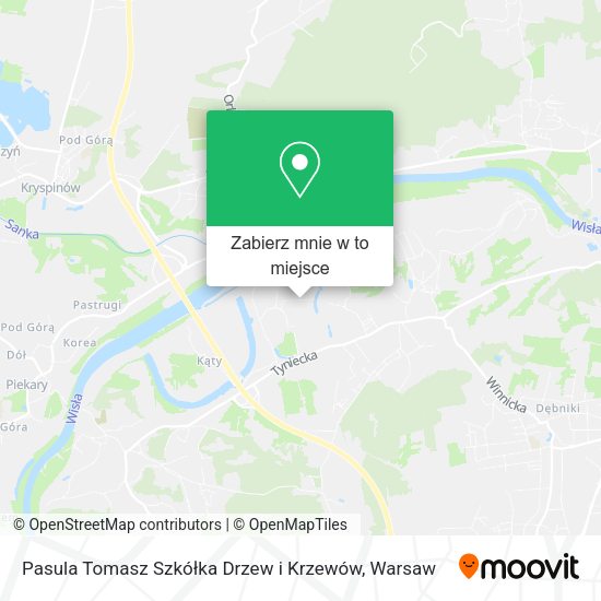 Mapa Pasula Tomasz Szkółka Drzew i Krzewów