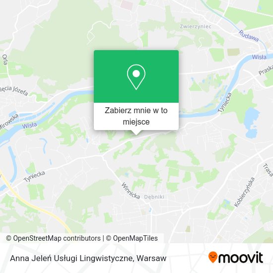 Mapa Anna Jeleń Usługi Lingwistyczne