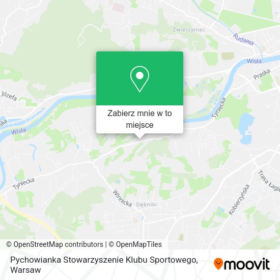 Mapa Pychowianka Stowarzyszenie Klubu Sportowego