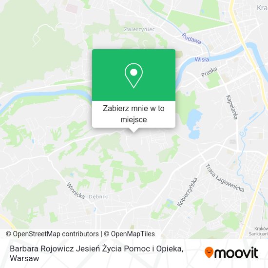 Mapa Barbara Rojowicz Jesień Życia Pomoc i Opieka