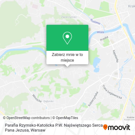 Mapa Parafia Rzymsko-Katolicka P.W. Najświętszego Serca Pana Jezusa