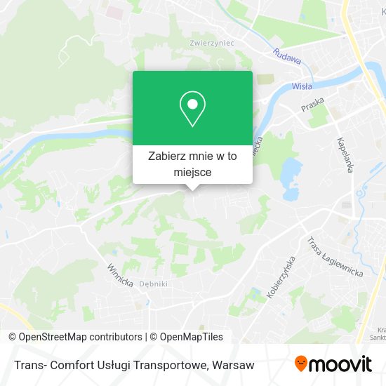 Mapa Trans- Comfort Usługi Transportowe