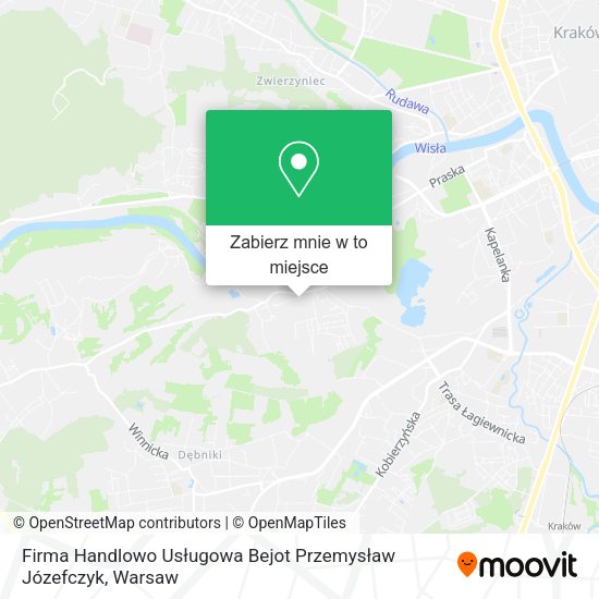 Mapa Firma Handlowo Usługowa Bejot Przemysław Józefczyk