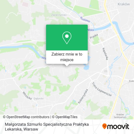 Mapa Małgorzata Szmurło Specjalistyczna Praktyka Lekarska