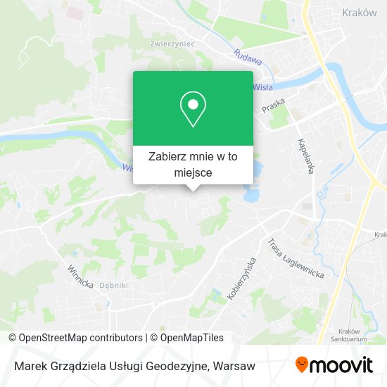 Mapa Marek Grządziela Usługi Geodezyjne