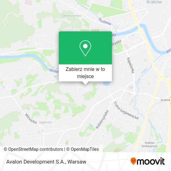 Mapa Avalon Development S.A.