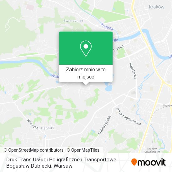 Mapa Druk Trans Usługi Poligraficzne i Transportowe Bogusław Dubiecki