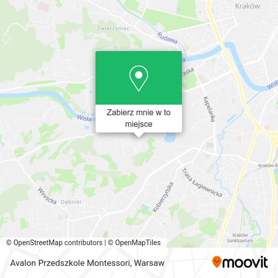 Mapa Avalon Przedszkole Montessori