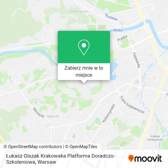 Mapa Łukasz Olszak Krakowska Platforma Doradczo-Szkoleniowa