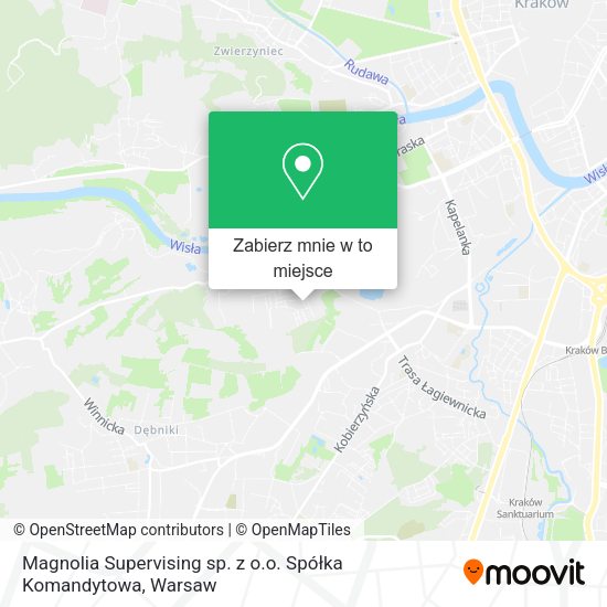 Mapa Magnolia Supervising sp. z o.o. Spółka Komandytowa