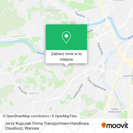 Mapa Jerzy Kupczak Firma Transportowo-Handlowa Claudiusz