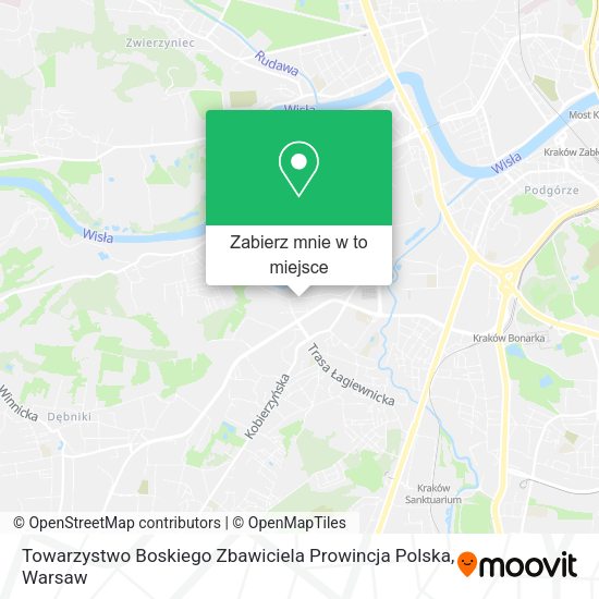 Mapa Towarzystwo Boskiego Zbawiciela Prowincja Polska