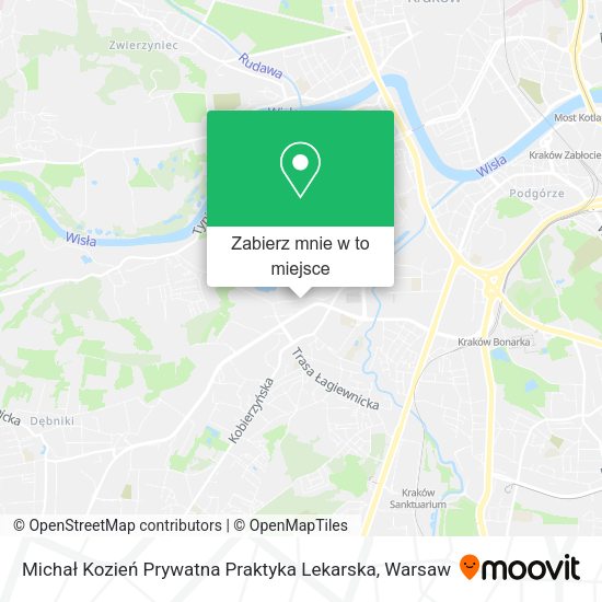 Mapa Michał Kozień Prywatna Praktyka Lekarska