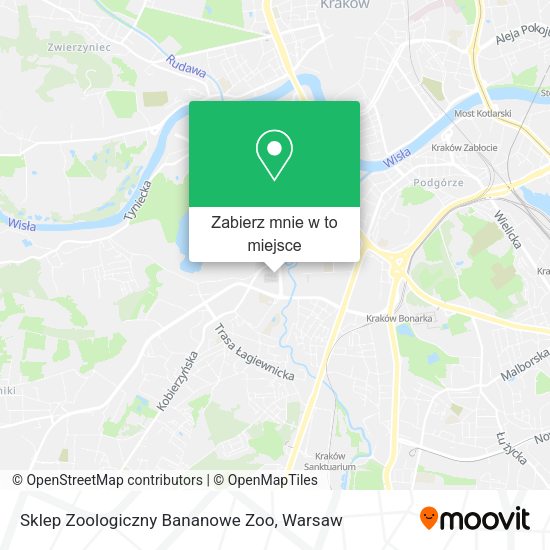 Mapa Sklep Zoologiczny Bananowe Zoo