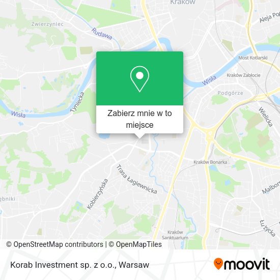 Mapa Korab Investment sp. z o.o.