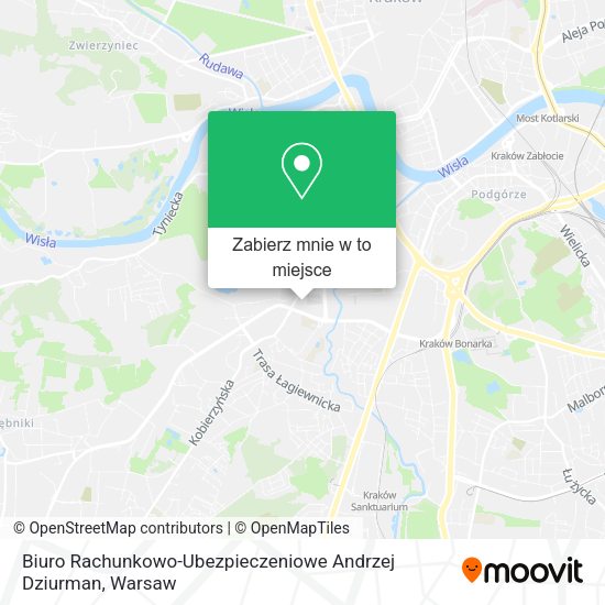 Mapa Biuro Rachunkowo-Ubezpieczeniowe Andrzej Dziurman