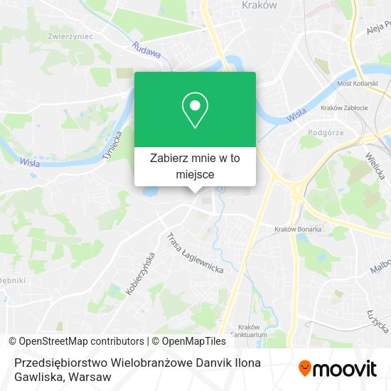 Mapa Przedsiębiorstwo Wielobranżowe Danvik Ilona Gawliska