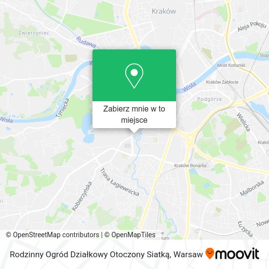 Mapa Rodzinny Ogród Działkowy Otoczony Siatką