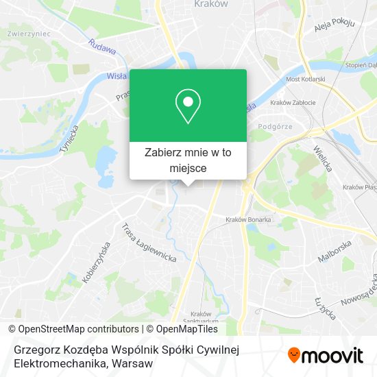 Mapa Grzegorz Kozdęba Wspólnik Spółki Cywilnej Elektromechanika