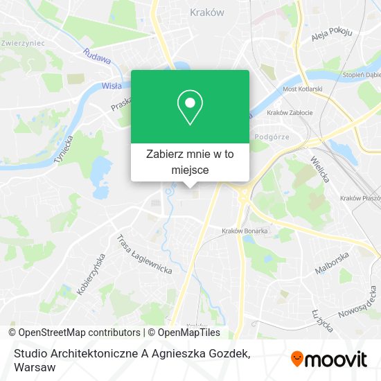 Mapa Studio Architektoniczne A Agnieszka Gozdek