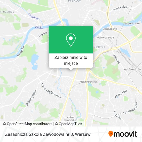 Mapa Zasadnicza Szkoła Zawodowa nr 3